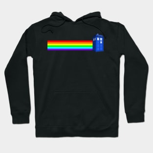 Rainbow Tardis Hoodie